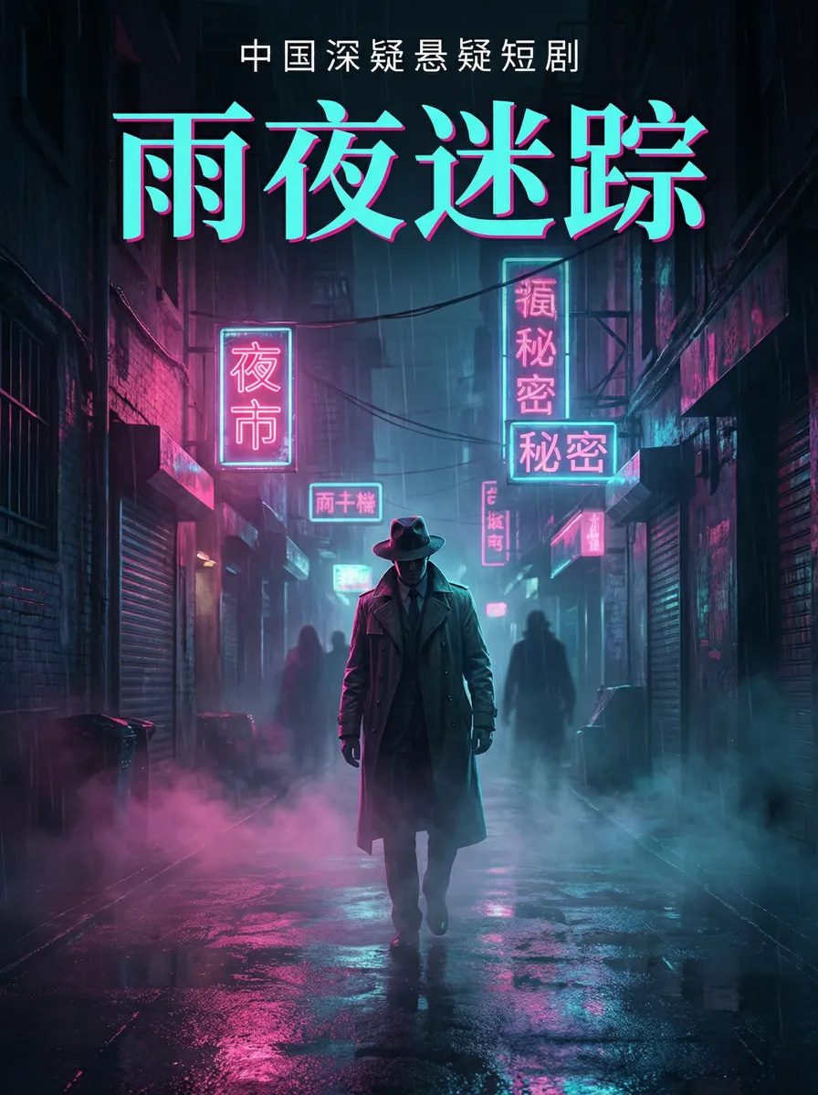 韩国动漫 悬疑追踪短剧 - 雨夜迷踪海报